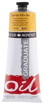 Daler-Rowney Graduate Oil Paint, Aluminium Tube, 6.76oz - 200 ml, Cadmium Yellow Hue