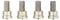 Drywall Screw Setter (4-Pack) by DEWALT