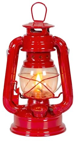 Stansport 7.5 Hurricane Lantern (130),Red