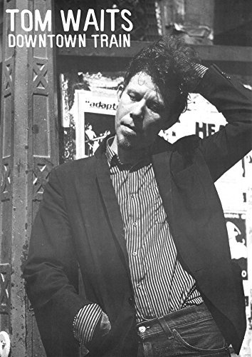 Poster Revolution Vintage Tom Waits Downtown Train Musikposter 58,4 x 83,8 cm, Warm, Erdtöne, Wohnzimmer-Deko