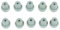 First4spares Rubber Base Round Feet to fit Kenwood Kettles (Pack of 10)
