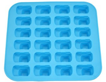 Fairly Odd Novelties Mini KFZ Auto in Form eines neuen Gummi in Blau oder Eiswürfel Eiswürfelbereiter Flexible 24 Gag Geschenk