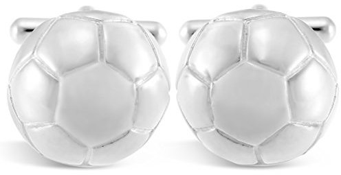 Sterling Silber Fußball Manschettenknöpfe & Geschenkbox – Herren Geschenk