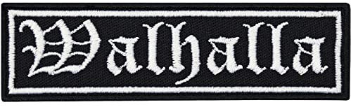 Walhalla Nordisch Germane Wikinger Patch Aufnäher Abzeichen Aufbügler