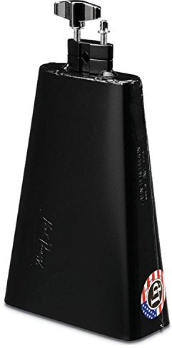 LP Latin Percussion LP860330 Kuhglocke Karl Perazzo Bongo Bell, Vice-Mount, pulverbeschichtet, schwarz