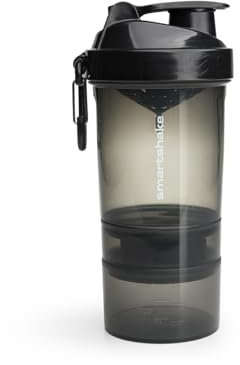SmartShake Original2Go Shaker per Cibo e Bevande nutrizionali, Gunsmoke Black, Taglia Unica