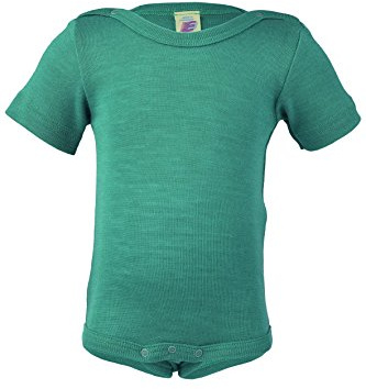Engel Baby/Kinder Body Kurzarm Bio-Schurwolle/Seide Eisvogel 62/68