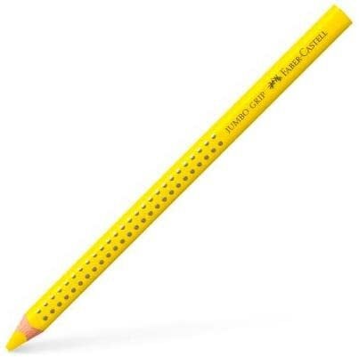 Faber Castell lápices de colores jumbo grip amarillo cadmio -12u-
