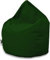 PATCH HOME Patchhome Sitzsack Tropfenform - Dunkelgrün für In & Outdoor XL 300 Liter - mit Styropor Füllung in 25 versch. Farben und 3 Größen
