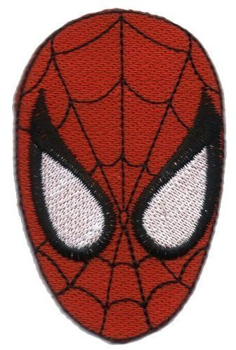 Spiderman Mask Iron On Patch