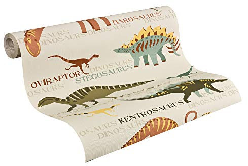 A.S. Création Papiertapete Boys and Girls Ökotapete Tapete Kindertapete 10,05 m x 0,53 m beige bunt Made in Germany 936331 93633-1