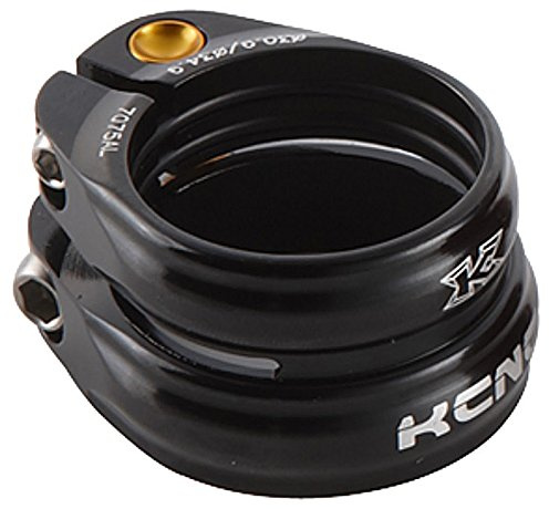 KCNC Abrazadera Tija Sillín SC-13 Twin-Clamp 31.8/27.2mm Negro
