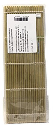 La Finestra Sul Cielo Esterilla de bambú para Sushi alimentación macrobiótica