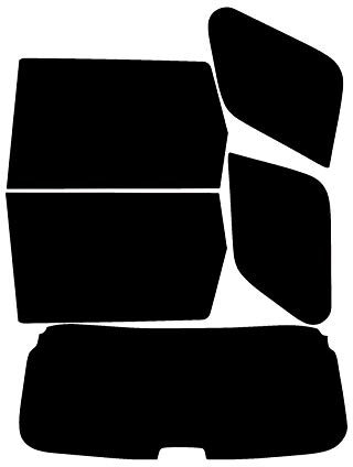 PSSC Pre Cut Rear Car Window Films for Jeep Grand Cherokee 2005 to 2013 5 Door 70% Very Light Tint