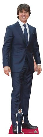 Star Aussparungen Tom Cruise Life Größe Pappe, Mehrfarbig