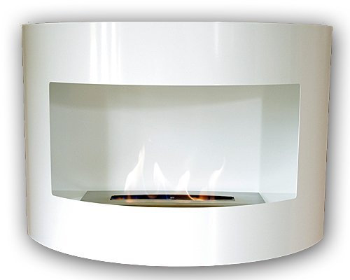 Design Kamin Gel Bio Ethanol Biokamin Riviera Deluxe Weiß