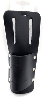 Scaffold Spanner Holder Black Leather Single Podger Tool Belt Frog Pouch