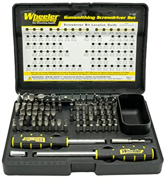 Wheeler Pro Gunsmith Screwdriver Set 89