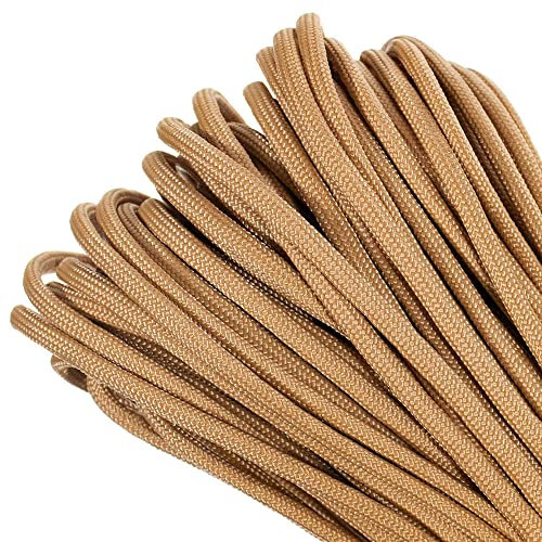 Paracord Planet Véritable paracorde de Type III de 550 LB – Cordon en Nylon de Couleurs Unies, Multicolores et réfléchissantes