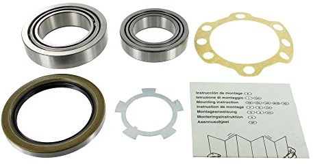 SKF Radlagersatz mit Wellendichtring VKBA 3918 Position Vorderachse Höhe 111mm Länge 111mm Breite 84mm - OE Qualität