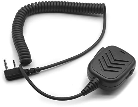 SUNDELY® Microphone for Radio Mitex Kenwood TK-3000 TK-3501 TK-3701D TH-D74 TH-F7E TH-K20E TYT UV8000e Baofeng UV-5R UV-B5 GT-3TP GT-5R BF-888S Quansheng UV-K5 UV-K6 2-pin Hand Shoulder Lapel Mic