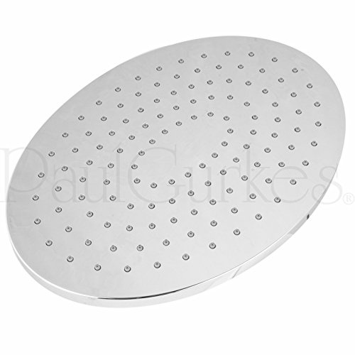 PaulGurkes Kopfbrause Oval Kunststoff Regenbrause 30x20cm