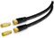 ARLI 7m TV Antennenkabel schwarz – max. 135 dB 5-fach geschirmt | vergoldete F-Stecker & IEC Adapter Antennenstecker Antennenbuchse | DVB-C DVB-T2 DAB+ 4K 8K HDTV Anschlusskabel