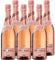 Henkell Sekt Rosé Trocken (6 x 0,75 l) - Veganer Rosé Sekt, harmonisches Süß-Säurespiel, beerig-fruchtige Cuvée aus ausgesuchten roten Rebsorten, ausgewogen, feinperlig, VEGAN