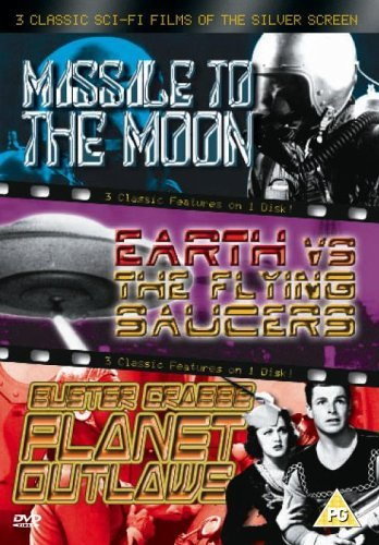 Missile To The Moon/Earth Vs The Flying Saucers/Planet Outlaws [DVD]