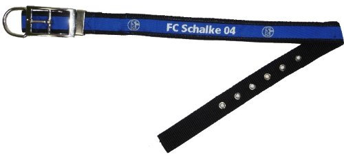 Trade Con Hundehalsband groß FC Schalke 04, Blau/Weiss, 45-60 cm lang