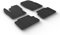 Satz Gummimatten kompatibel mit Ford Kuga 2016-2019 (T Profil 4-teilig + Montage-clips)