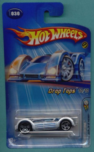 Mattel Hot Wheels 2005 Drop Tops, 1:64, Maßstab, Silber, Dodge Super8 Hemi Die Cast Car #030