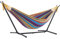 DOUBLE COTTON HAMMOCK WITH STAND (280 CM) - TROPICAL