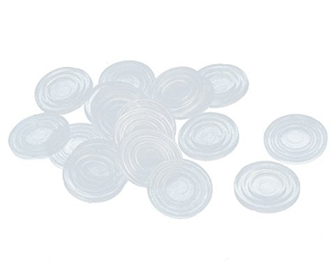 sourcing map 20Stk 25mm Dmr rutschfesten Weiche Griff Unterlage Kissen Matte halten Glastisch DE de