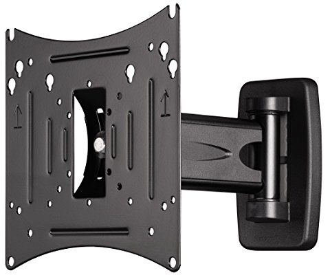 Hama TV-Wandhalterung Ultraslim, VESA 200x200, neigbar, schwenkbar, 1 Arm, schwarz