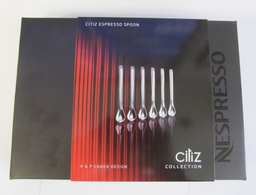 Nespresso Löffel-Set, 6 Stück, Edelstahl