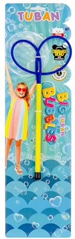 TUBAN Mini Schmetterling Seifenblasenring für Riesenseifenblasen & Tunnel – Stabile Seifenblasen für Kinder & Erwachsene – Outdoor-Spielzeug für Garten, Kindergeburtstag & Party – Zufällige Farben