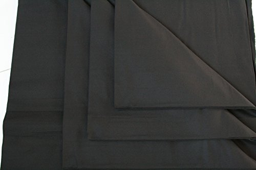 Bühnenmolton schwarz, Ballen 300 cm, 30 lfm Akustikstoff, Bühnenstoff, Molton Meterware