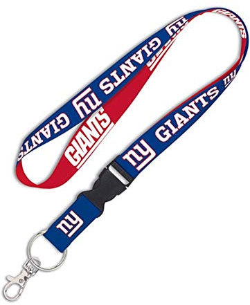 Wincraft NFL Schlüsselband mit Abnehmbarer Schnalle, 93626014, blau, 3/4
