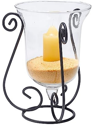 My Home Jumbo Windlicht mit Sand und Kerze