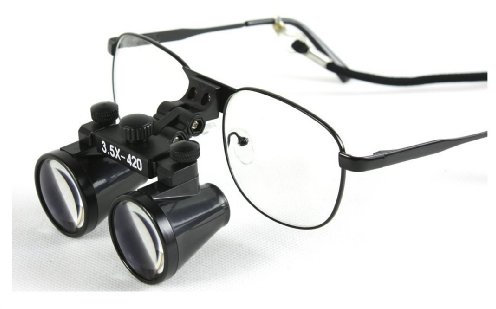 3.5X Binocular Loupes 420mm WorFirst Distance Dental Lab Surgical Medical Glasses hot dental by hot dental