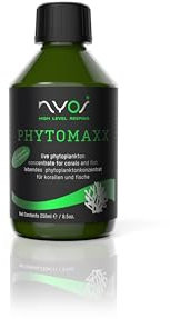 NYOS® PhytoMaxx Lebende Phytoplanktonlösung - Superkonzentrat, hochkonzentriertes Meeresprodukt für Aquarien, Phytoplankton, sterile Produktion, 250ml
