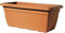 Chapelu ICTMA0CTE- Fioriera Sylvia in Polipropilene, 100 x 45 x 40 cm, Colore: Terracotta