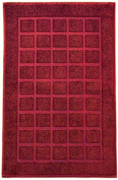 Bio-Frottierbadvorleger Planet Farbe: Rot