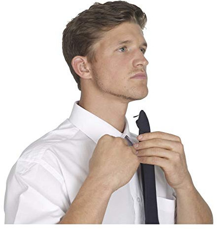 Yoko Clip-On Krawatte (One Size) (schwarz)