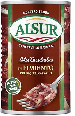 ALSUR ENSALADA DE PIMIENTO DE PIQUILLO CON CEBOLLA 355GR.
