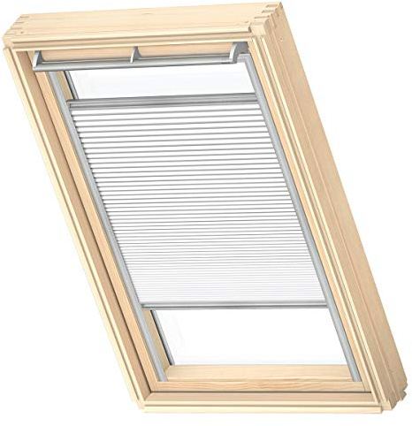 VELUX Wabenplissee, Grauer Führungsschiene, PK06, Weiß | Wärmedämmung, schwebende Positionierung, OEKO-TEX®