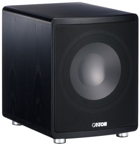 Canton Ergo AS 650.2 SC Aktives Bassreflex-Subwoofersystem (200/350 Watt, Digitalendstufe) schwarz Stück