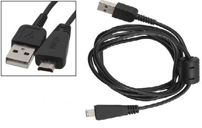 AAA PRODUCTS - USB Lead for Sony Cyber-shot DSC-H70, DSC-HX7, DSC-HX7V, DSC-HX9, DSC-HX9V Digital Camera - Replacement for VMC-MD3 Cable