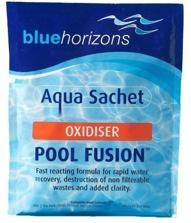 Happy Hot Tubs BlueHorizons Pool Fusion Shock Sachet Swimming 1 weekly dose 175g Blue Horizons